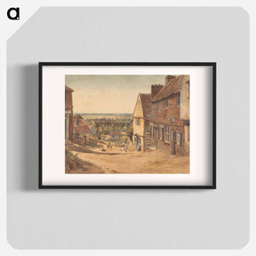 アートポスター-Dagnall Lane, St. Albans - ウィリアム ヘンリー ハント Poster.