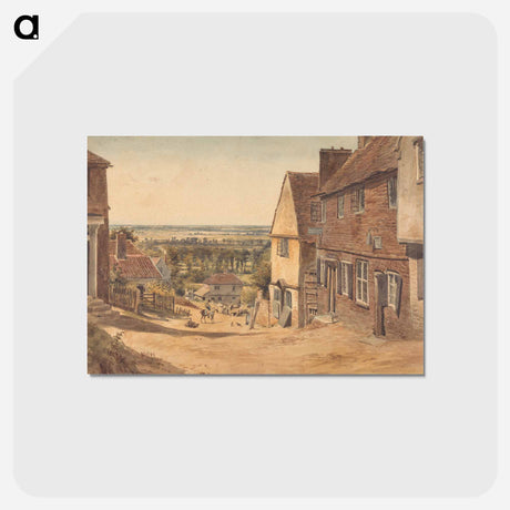 アートポストカード-Dagnall Lane, St. Albans - ウィリアム ヘンリー ハント Postcard.