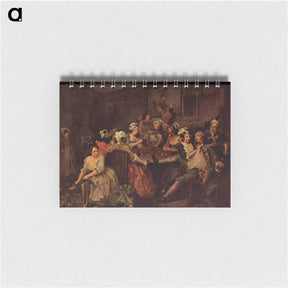 アートメモ帳-Scene in a Tavern (The Orgy) - ウィリアム ホガース Memo.