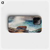 Incoming Tide, Scarboro, Maine - ウィンスロー ホーマー Phone Case.