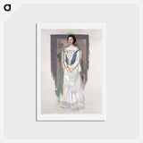 アートポストカード-Standing Woman - アボット ハンダーソン セイヤー Postcard.