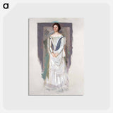 アートポストカード-Standing Woman - アボット ハンダーソン セイヤー Postcard.