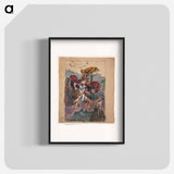 Study after Dürer: Saint Christopher II - アルブレヒト デューラー Poster.