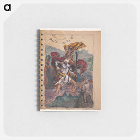 アートメモ帳-Study after Dürer: Saint Christopher II - アルブレヒト デューラー Memo.