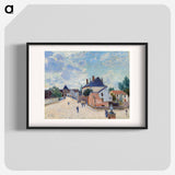 Street in Moret - アルフレッド シスレー Poster.
