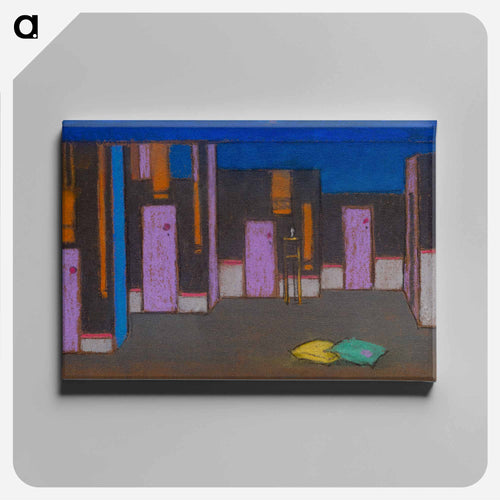 Hall with Doors - 不思議の国のアリス Canvas.