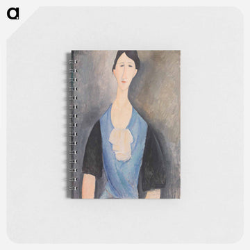 Young Woman in Blue - アメデオ モディリアーニ Memo.