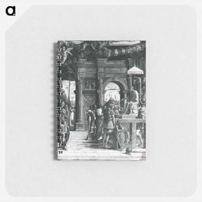 アートメモ帳-The Trial of St James (Scenes from the Life of St. James) - アンドレア マンテーニャ Memo.