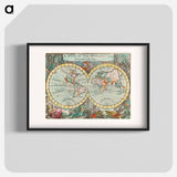 A mapp of the world - アンティーク地図 Poster.