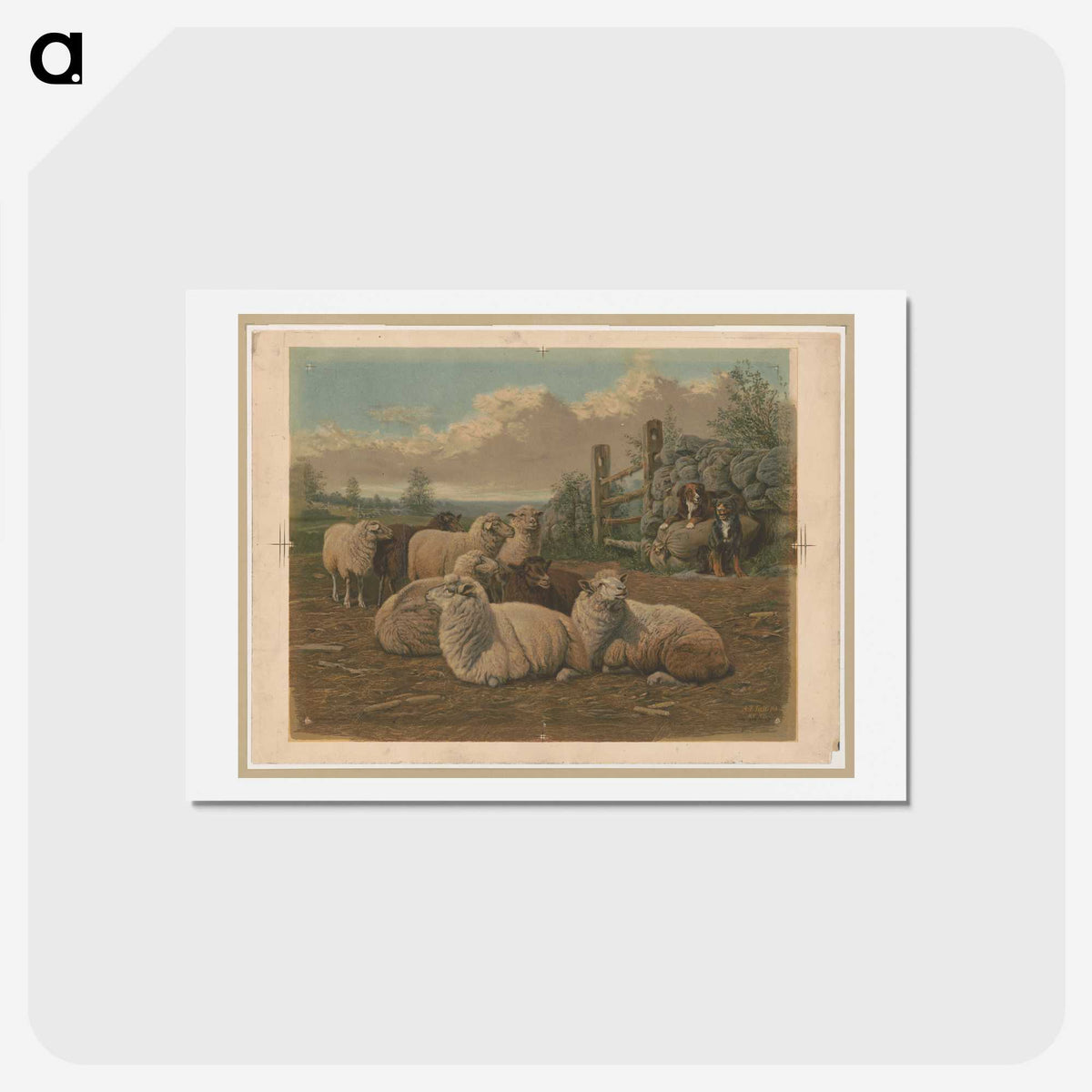 1-26_Arthur-Fitzwilliam-Tait_hagaki