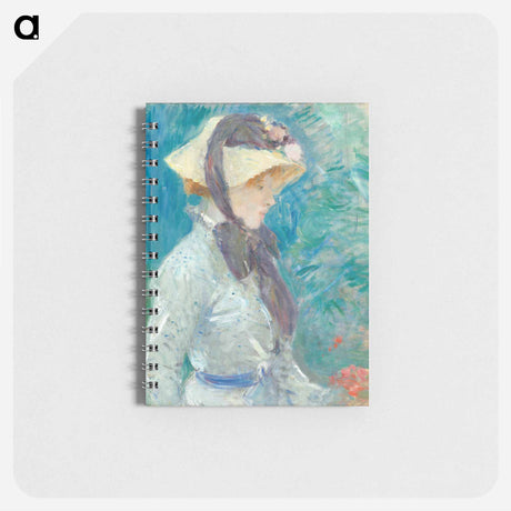 アートメモ帳-Young Woman with a Straw Hat
 - ベルト モリゾ Memo.