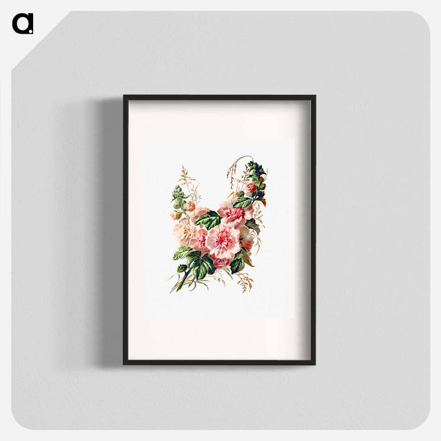 アートポスター-Hollyhock from Poets in the Garden
 - 大英図書館 Poster.