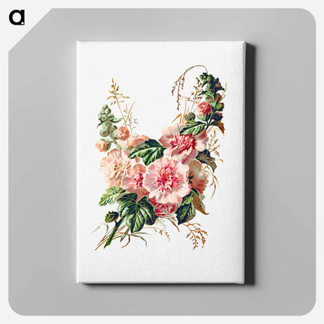 アートパネル-Hollyhock from Poets in the Garden
 - 大英図書館 Canvas.