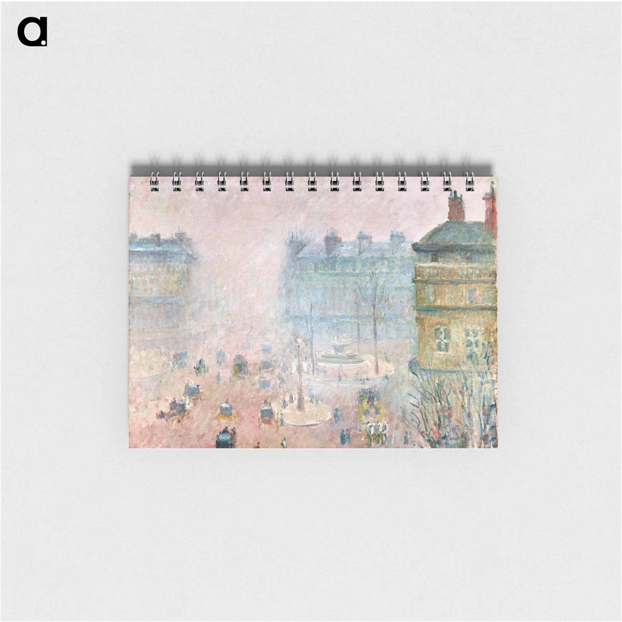 Place du Theatre Francais: Fog Effect - カミーユ ピサロ Memo.