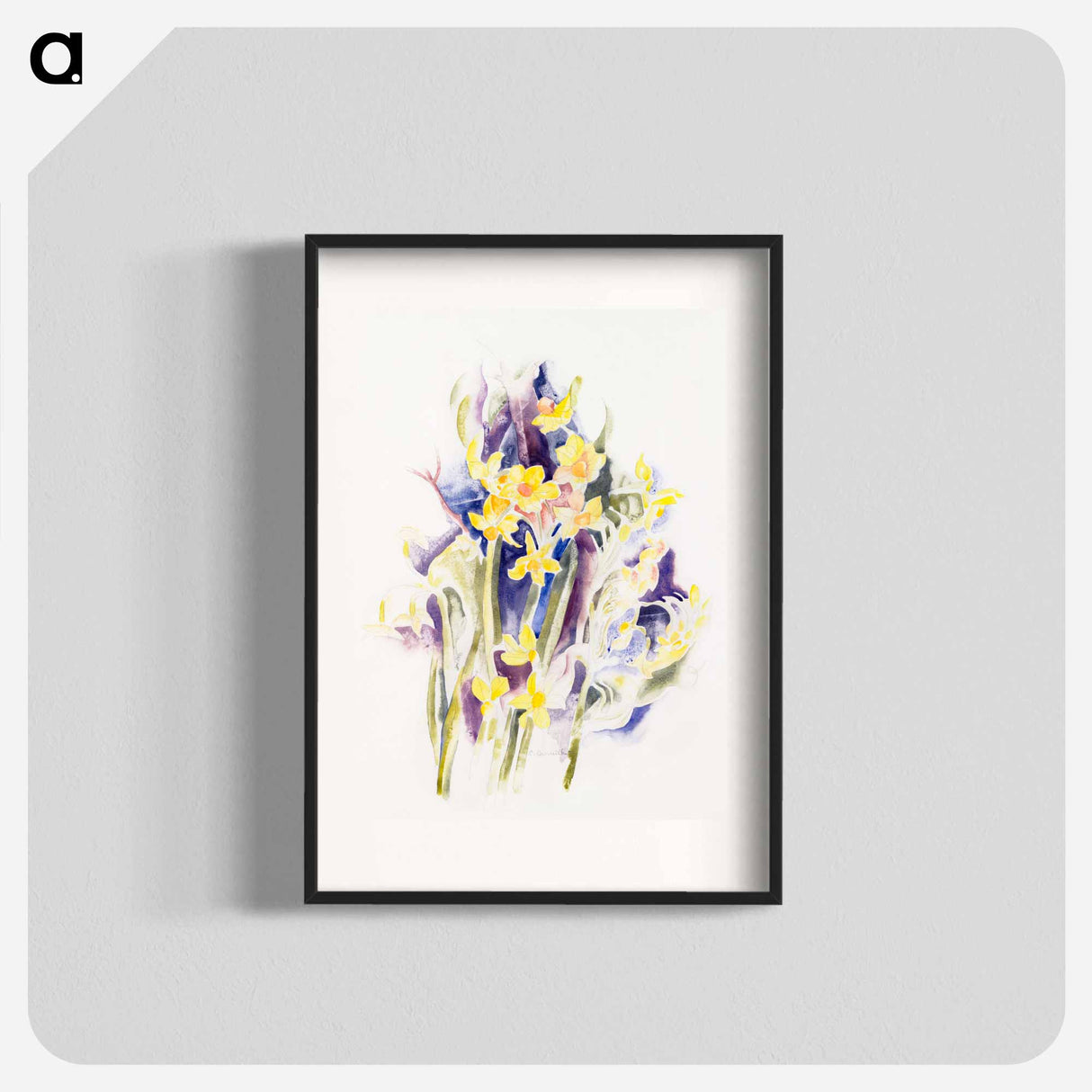 Small Daffodils - Charles Demuth Poster.