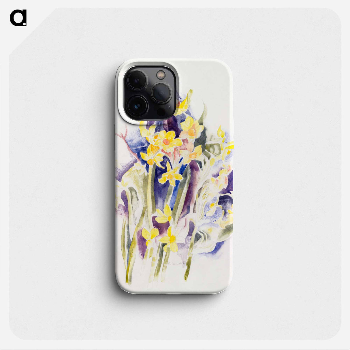 Small Daffodils - Charles Demuth Phone Case.