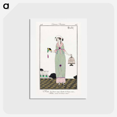 アートポストカード-Robe de linon
 - シャルル マルタン Postcard.