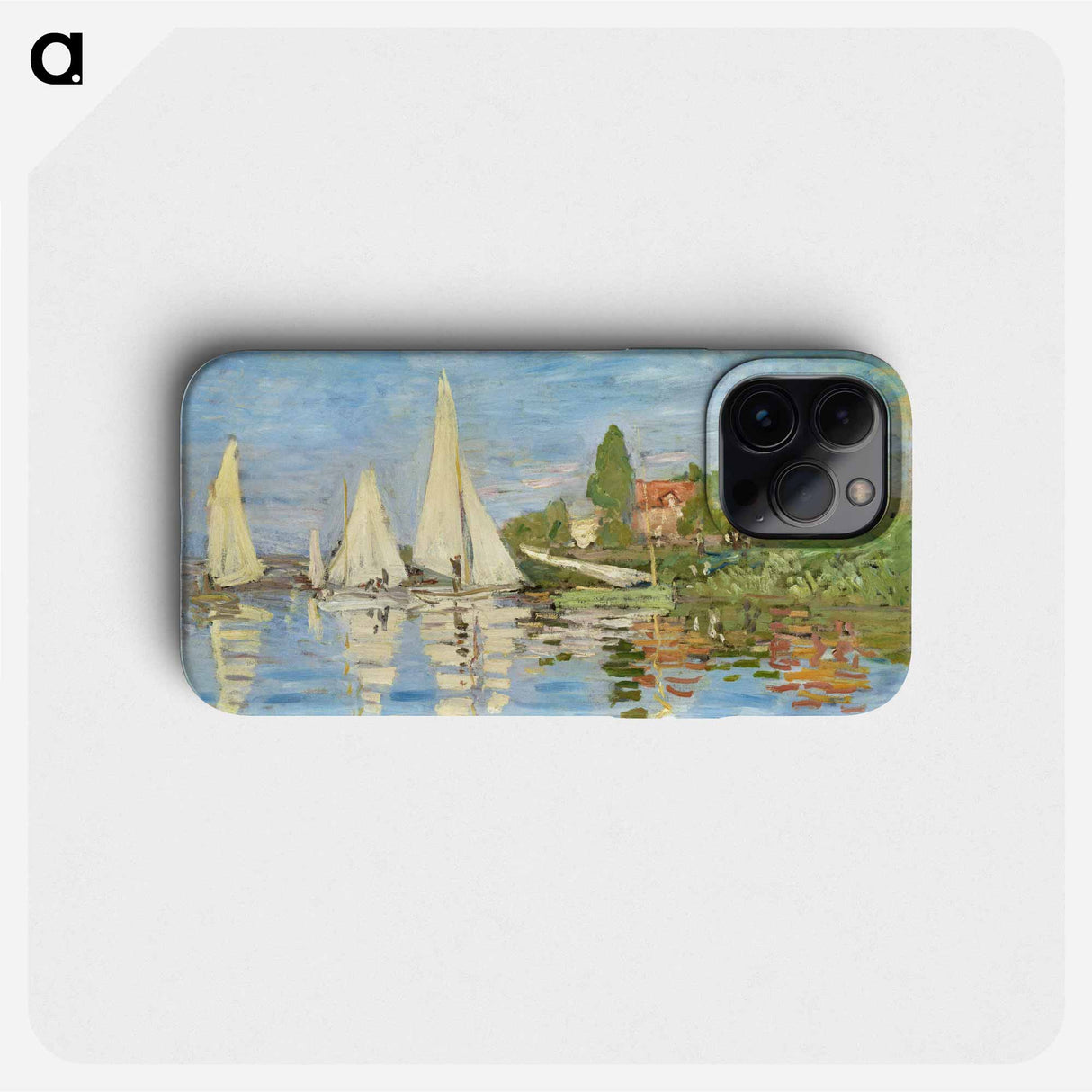 Regattas at Argenteuil - Claude Monet Phone Case.