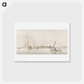 アートポストカード-River View
 - コルネリス プロース ファン アムステル Postcard.