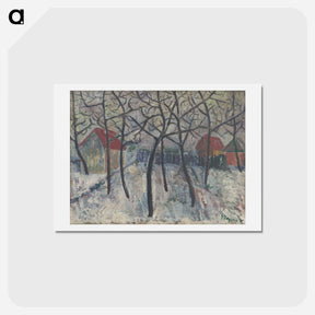 アートポストカード-Trees in a Garden
 - シプリアン マジェルニク Postcard.