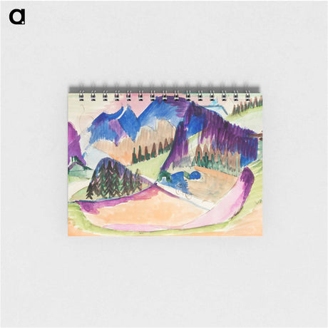 アートメモ帳-Mountain Landscape
 - デトロイト美術館 Memo.