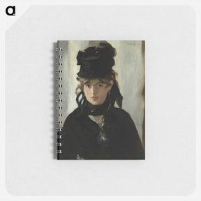 アートメモ帳-Berthe Morisot With a Bouquet of Violets - エドゥアール マネ Memo.