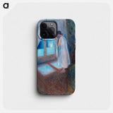 The Girl by the Window - Edvard Munch Phone Case.