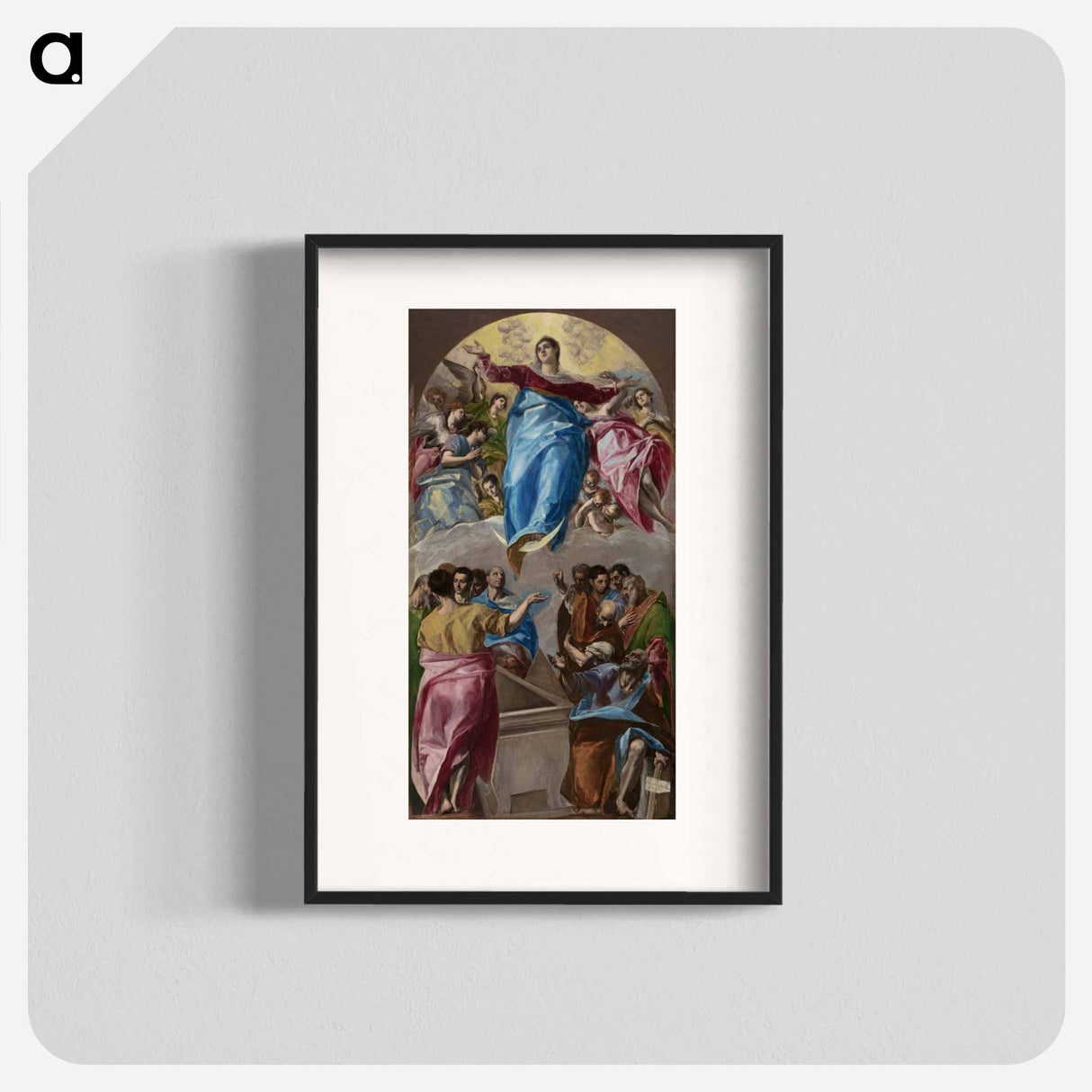 The Assumption of the Virgin - エル グレコ Poster.