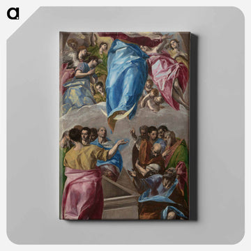 The Assumption of the Virgin - エル グレコ Canvas.