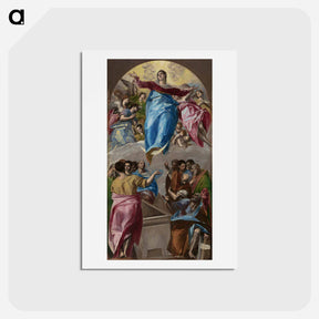 アートポストカード-The Assumption of the Virgin - エル グレコ Postcard.