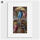 The Assumption of the Virgin - エル グレコ Poster.