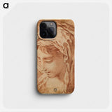 Head of a Woman - Francois Boucher Phone Case.