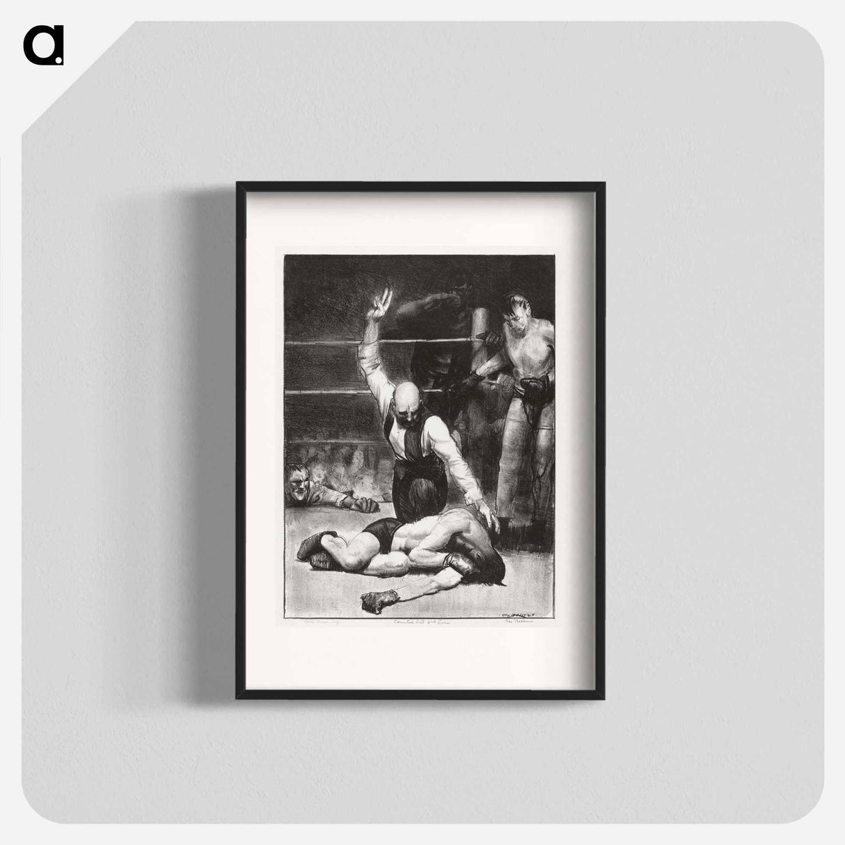 Counted out, second stone - George Bellows Poster.