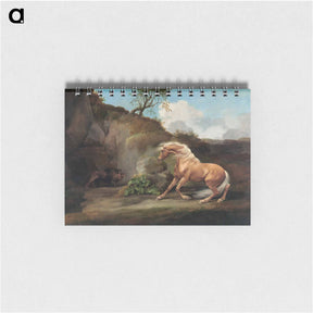 アートメモ帳-Horse Frightened by a Lion
 - ジョージ スタッブス Memo.