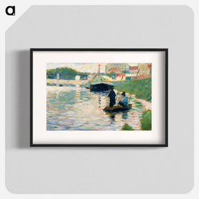 アートポスター-View of the Seine - ジョルジュ スーラ Poster.