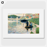 View of the Seine - Georges Seurat Poster.