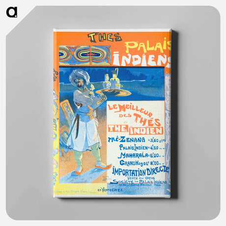 アートパネル-Thés du Palais Indien - ジョルジュ ド フィール Canvas.