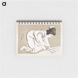 アートメモ帳-Woman Folding a Kimono
 - 橋口 五葉 Memo.