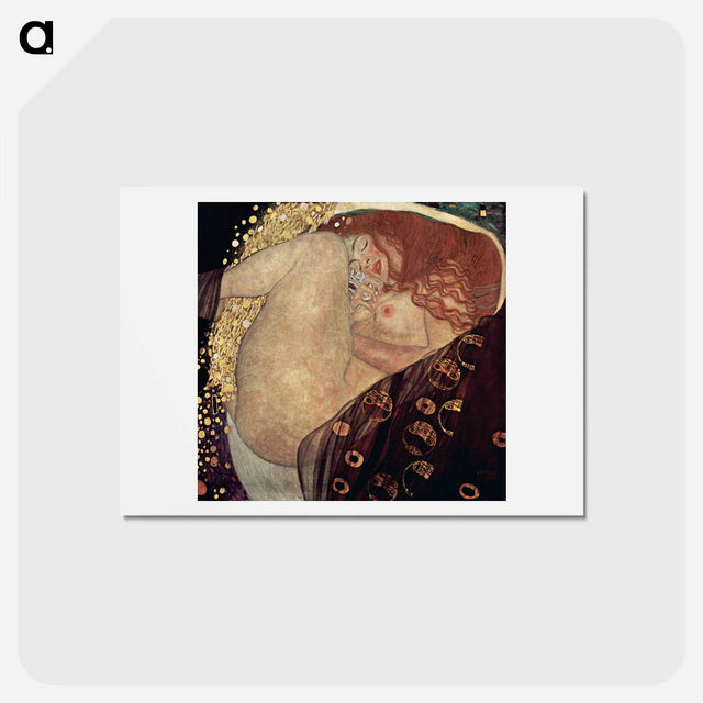 アートポストカード-Danae - グスタフ クリムト Postcard.