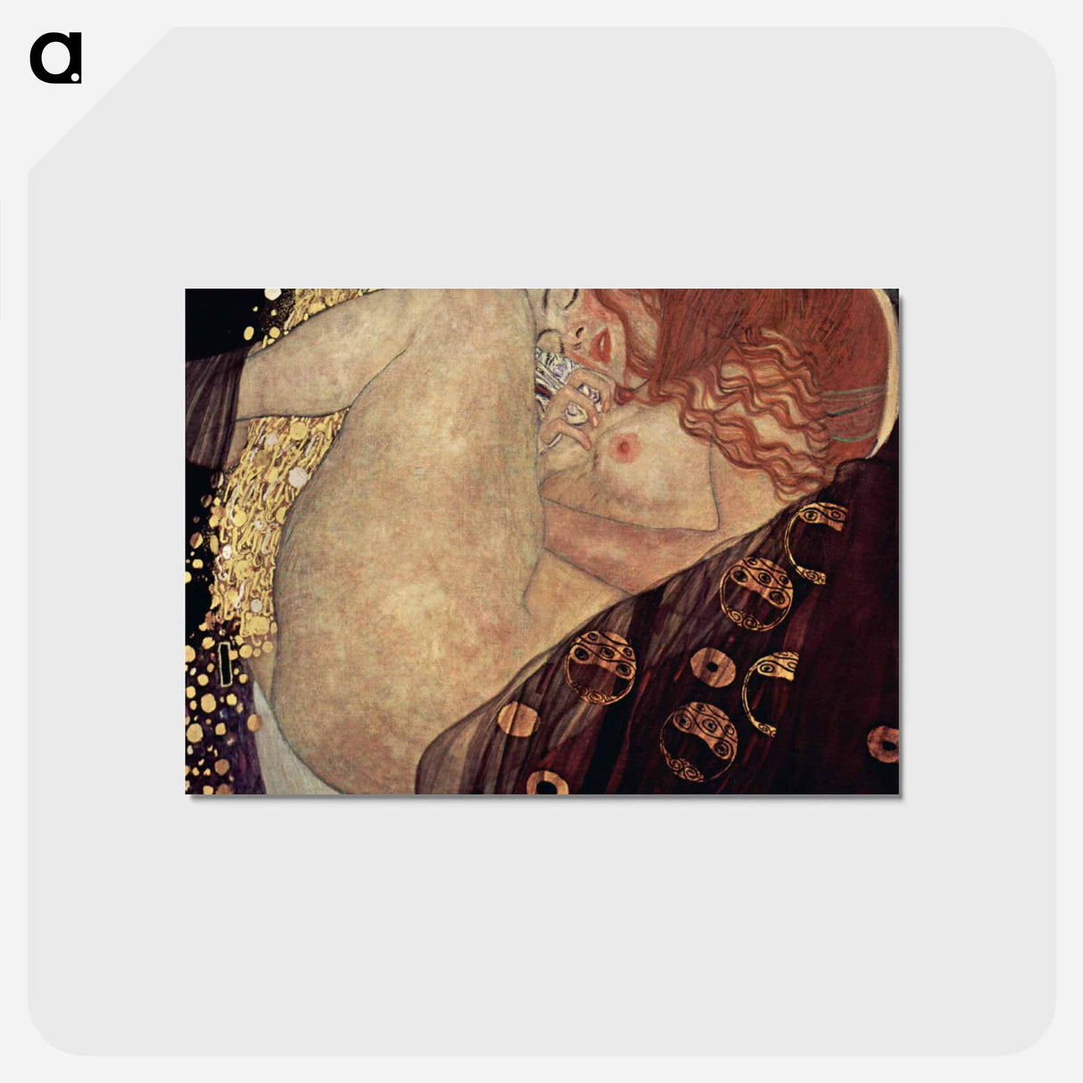 アートポストカード-Danae - グスタフ クリムト Postcard.