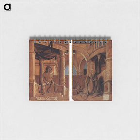 アートメモ帳-Diptych with Christ and the Mater Dolorosa - ハンス ホルバイン Memo.
