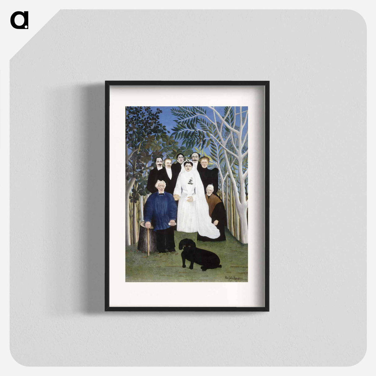 アートポスター-The Wedding Party - アンリ ルソー Poster.