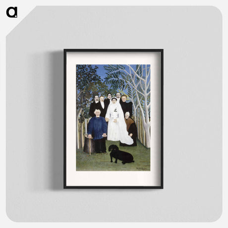 アートポスター-The Wedding Party - アンリ ルソー Poster.