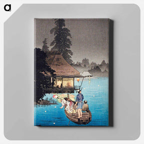 アートパネル-Enjoying Evening Cool - 高橋 宏明 Canvas.