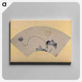 アートパネル-Water Plant
 - 伊藤若冲 Canvas.