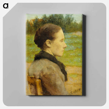 Portrait of a Woman
 - ジャン バティスト カミーユ コロー Canvas.