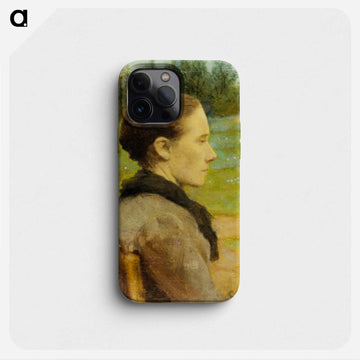Portrait of a Woman
 - ジャン バティスト カミーユ コロー Phone Case.