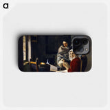 Girl Interrupted at Her Music - Johannes Vermeer Phone Case.