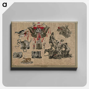 アートパネル-Victorian Blood Book
 - ジョン ビングリー ガーランド Canvas.