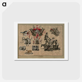 アートポストカード-Victorian Blood Book
 - ジョン ビングリー ガーランド Postcard.